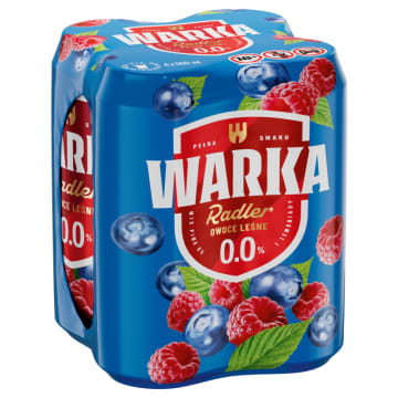 OWOCE LEŚNE Piwo bezalkoholowe 4x500ml (puszka)