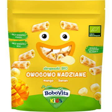 Chrupeczki owocowo nadziane mango-banan BIO