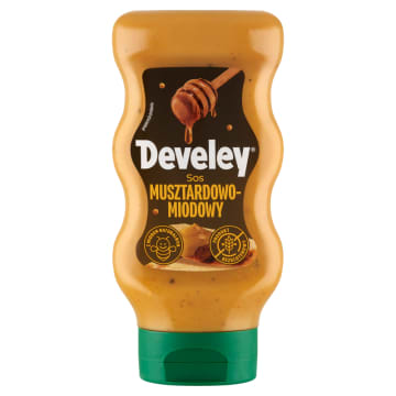 DEVELEY Sos musztardowo-miodowy (z naturalnym miodem) bezglutenowy