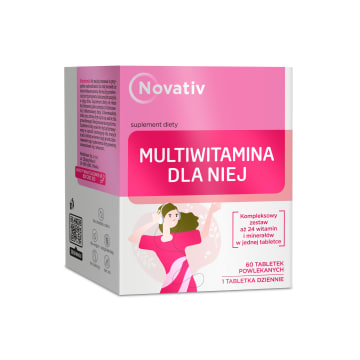 Novativ Multiwitamina DLA NIEJ - suplement diety dla kobiet (60 tabl.)