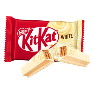 KITKAT Paluszki waflowe w białej czekoladzie
