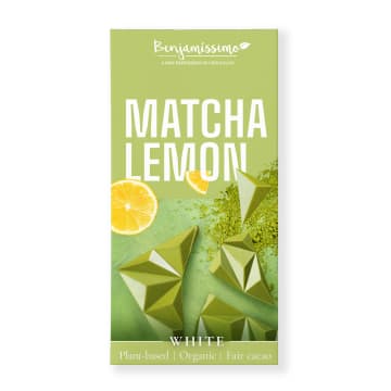 Czekolada bezglutenowa o smaku herbata matcha - cytryna