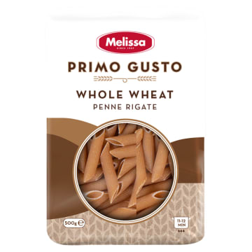 MELISSA Primo Gusto Makaron Penne Rigate Integrale - rurki skośne pełnoziarniste