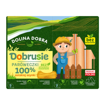 Parówki Dobrusie 100% mięsa bez konserwantów