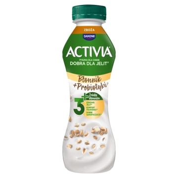 Jogurt ze zbożami oraz szczepem bakterii ActiRegularis®