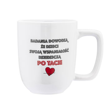 Kubek porcelitowy baryłka - wspaniałość po tacie 375 ml