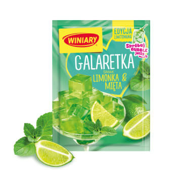 WINIARY Galaretka o smaku limonka i mięta