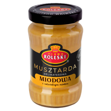 ROLESKI Musztarda miodowa (z naturalnym miodem)