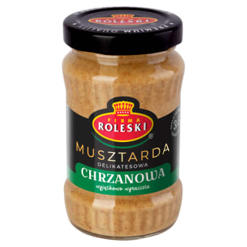ROLESKI Musztarda chrzanowa delikatesowa