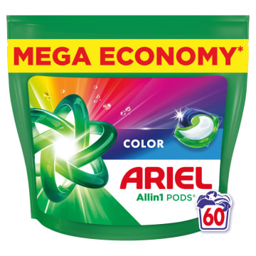 ARIEL All-in-1 Pods Color Kapsułki do prania tkanin kolorowych 60 prań