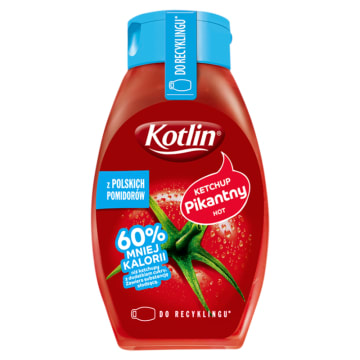 KOTLIN Ketchup pikantny (60% mniej kalorii)