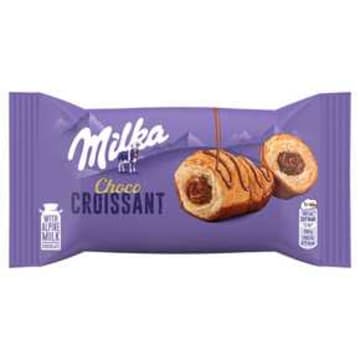 MILKA Choco Croissant Rogalik z ciasta francuskiego z nadzieniem o smaku czekoladowym