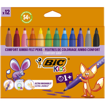 Flamastry comfort jumbo 12 kolorów