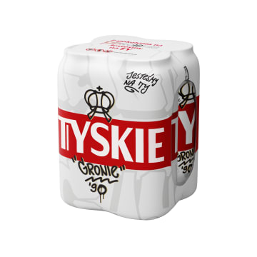 Piwo jasne pełne 4x500ml (puszka)