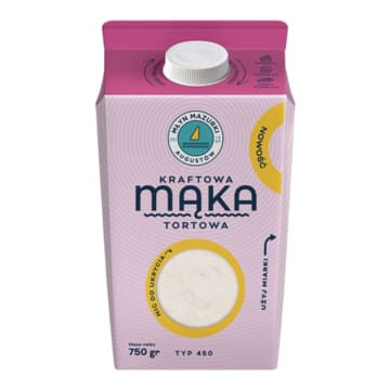 MŁYN MAZURKI Mąka kraftowa pszenna (typ 450) tortowa