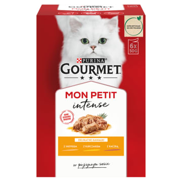 GOURMET mon Petit Pokarm dla kotów - MIX Drobiowy