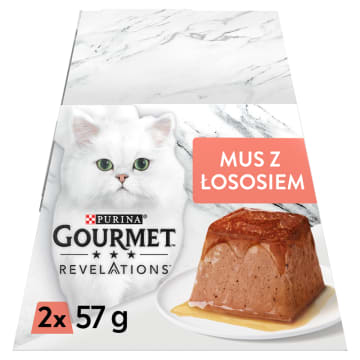 GOURMET Revelations Mus z łososiem (2x57g)