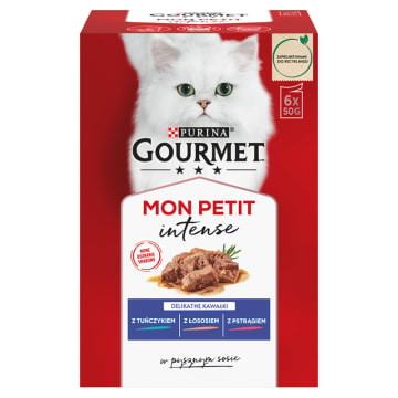 GOURMET mon Petit Pokarm dla kotów - MIX Rybny