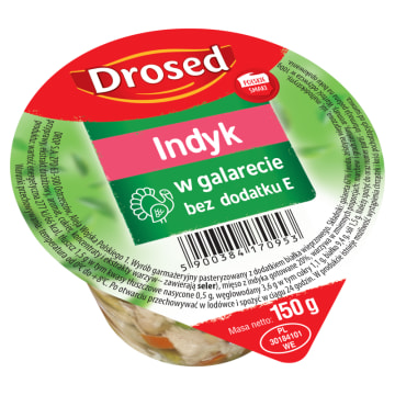 Indyk w galarecie bez "E"
