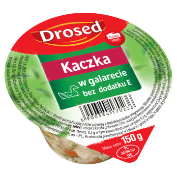 Kaczka w galarecie bez "E"