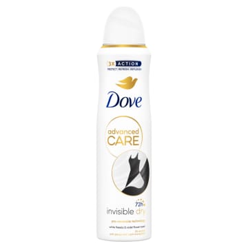 DOVE Advanced Care Antyperspirant w aerozolu White Freesia & Violet Flower Scent