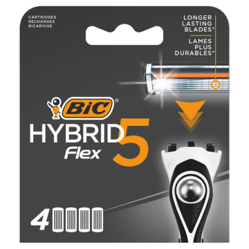 BIC Flex 5 Hybrid Wkłady do maszynki do golenia 4 szt.