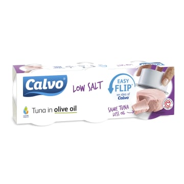 CALVO Tuńczyk w oliwie z oliwek z niską zawartością soli
