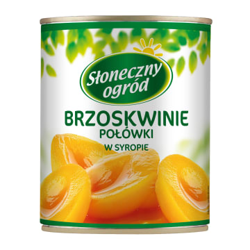 SŁONECZNY OGRÓD Brzoskwinie (połówki) w syropie