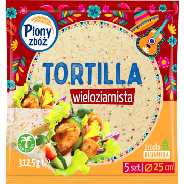 PLONY ZBÓŻ Tortilla wieloziarnista - 25 cm (5 szt.)