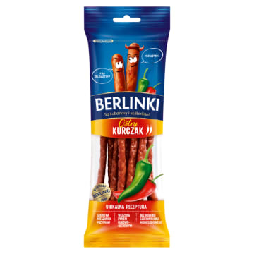 BERLINKI Kabanosy ostry kurczak