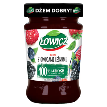 Dżem z owoców leśnych niskosłodzony