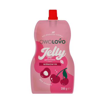 OWOLOVO Jelly Galaretka jabłko-wiśnia