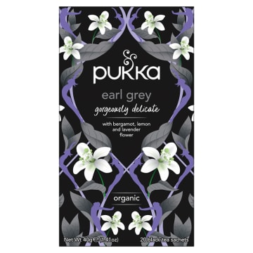 PUKKA Herbatka czarna aromatyzowana Gorgeous Earl Grey BIO 20 torebek