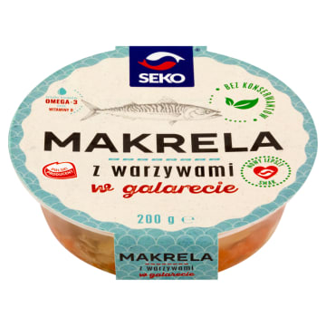 Makrela w galarecie z warzywami