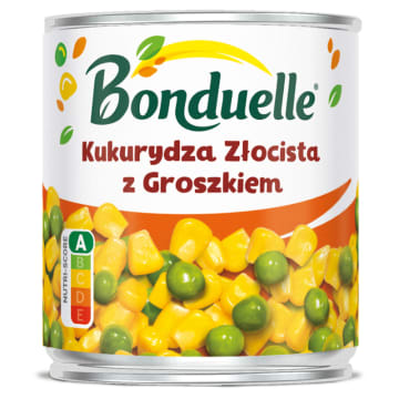 BONDUELLE Kukurydza złocista z groszkiem