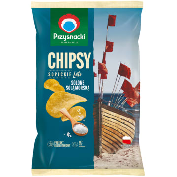 Chipsy Sopockie z soloną solą morską