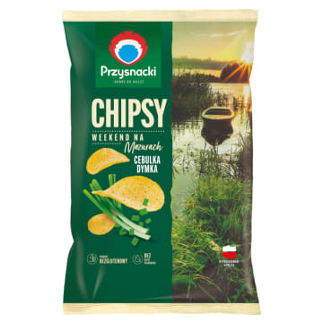 Chipsy o smaku cebulki dymki