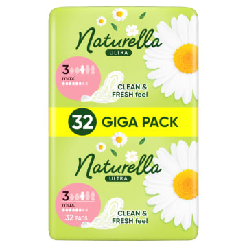 NATURELLA Podpaski ze skrzydełkami 32 szt.