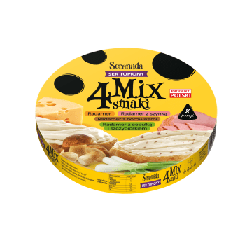 Ser topiony mix 4 smaki w krążku