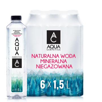 Woda mineralna niegazowana