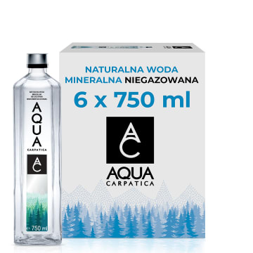 Woda mineralna niegazowana (szkło)