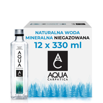 Woda mineralna niegazowana (szkło)