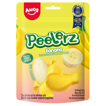 AMOS Żelki do obierania peelerz banan