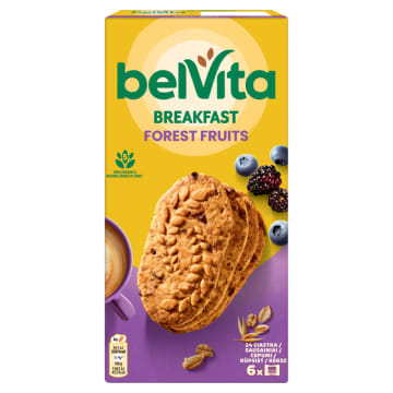 BELVITA Ciastka zbożowe z owocami leśnymi
