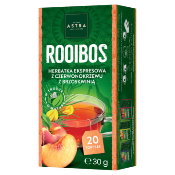 ASTRA Herbata Rooibos z brzoskwinią 20 torebek ex.