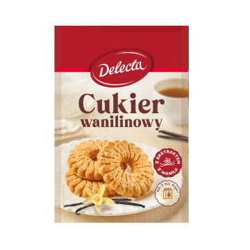 DELECTA Cukier wanilinowy (na 2kg mąki)