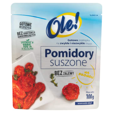 OLE! Pomidory suszone (bez zalewy)