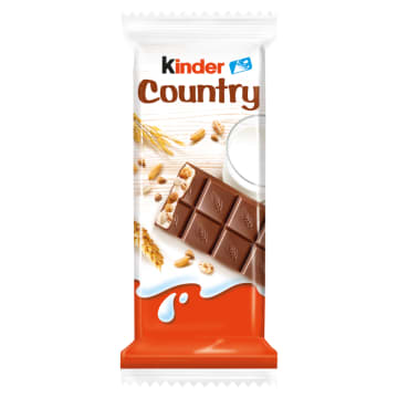 KINDER Country Baton z nadzieniem mlecznym i zbożami