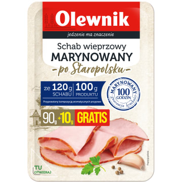 Schab wieprzowy marynowany po staropolsku