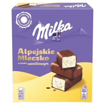 MILKA Alpejskie Mleczko Pianka o smaku waniliowym